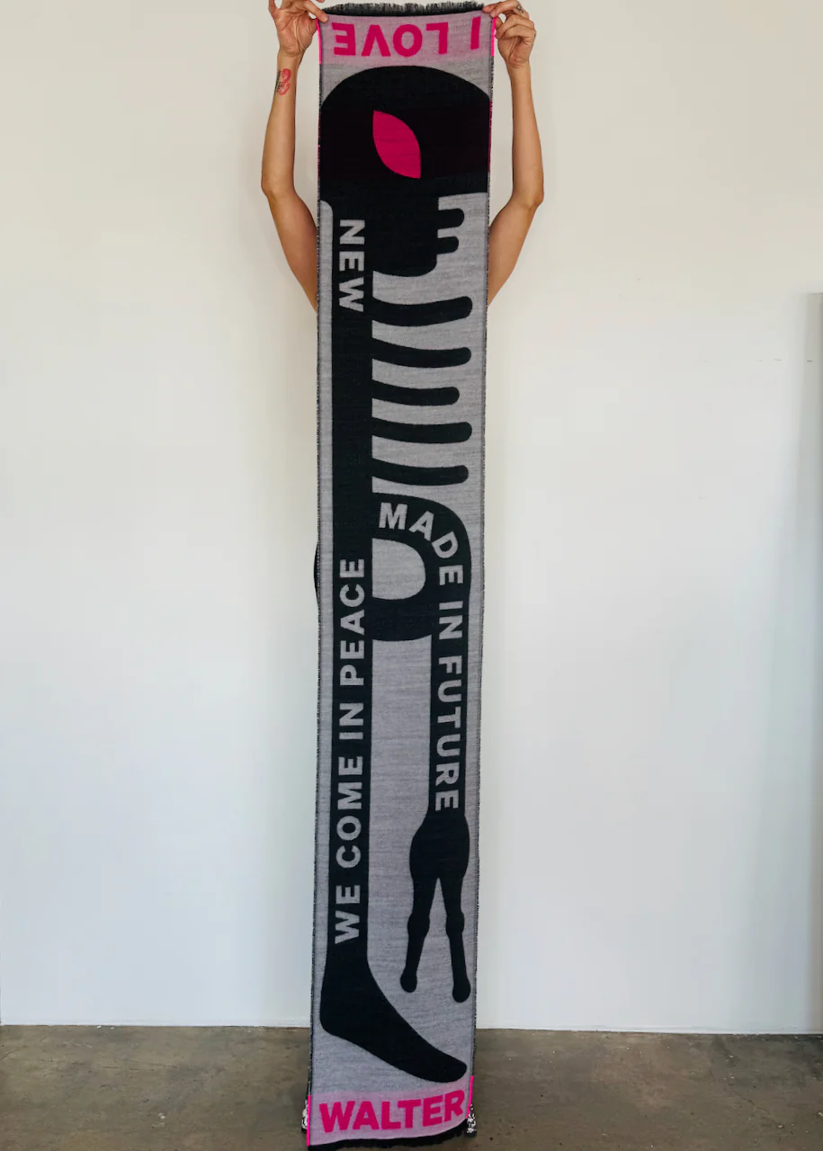 Walter Van Beirendonck New Scarf Single Milk