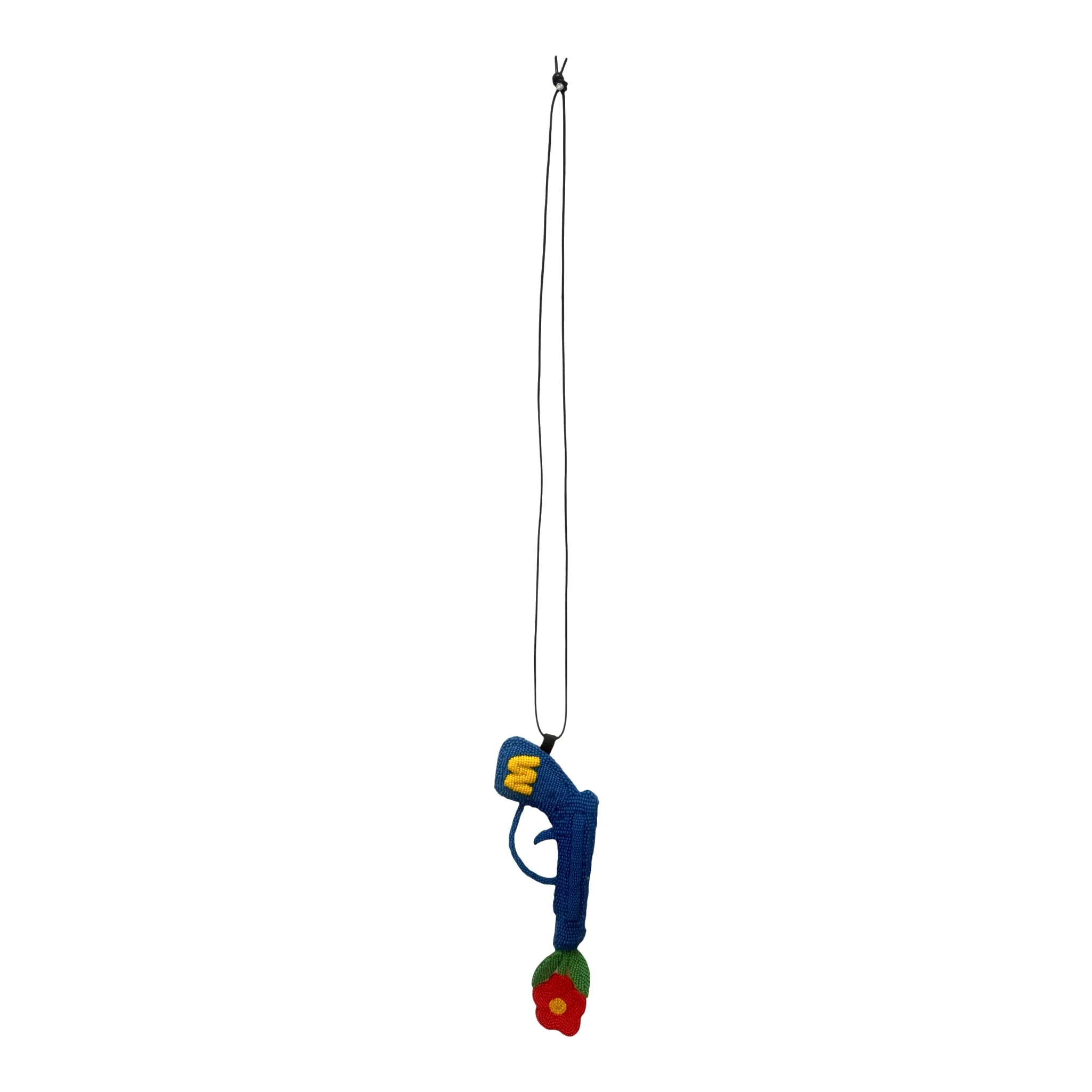 Walter Van Beirendonck peace Gun Necklace - Blue - Image 4
