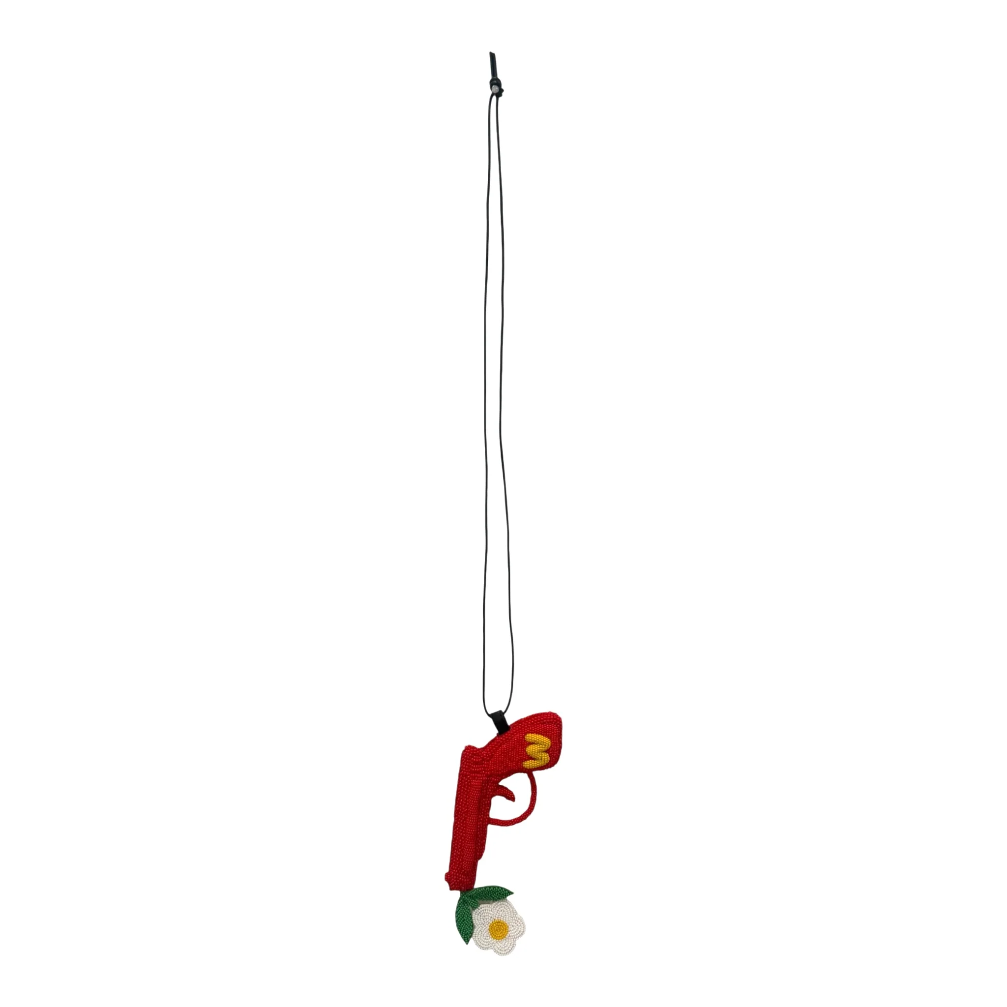 Walter Van Beirendonck peace Gun Necklace - Red - Image 5