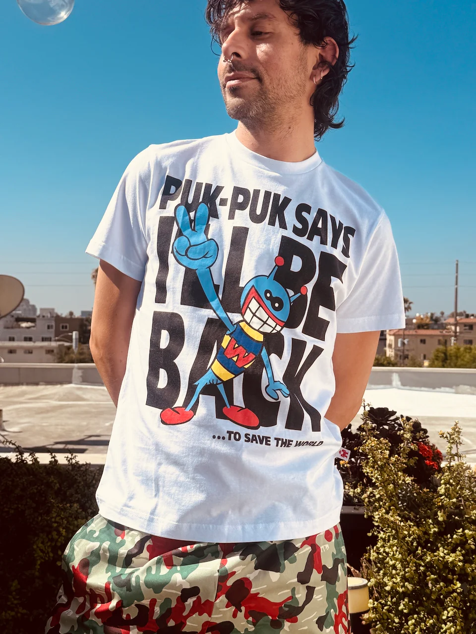Walter Van Beirendonck Puk Puk Says Tee - Image 7