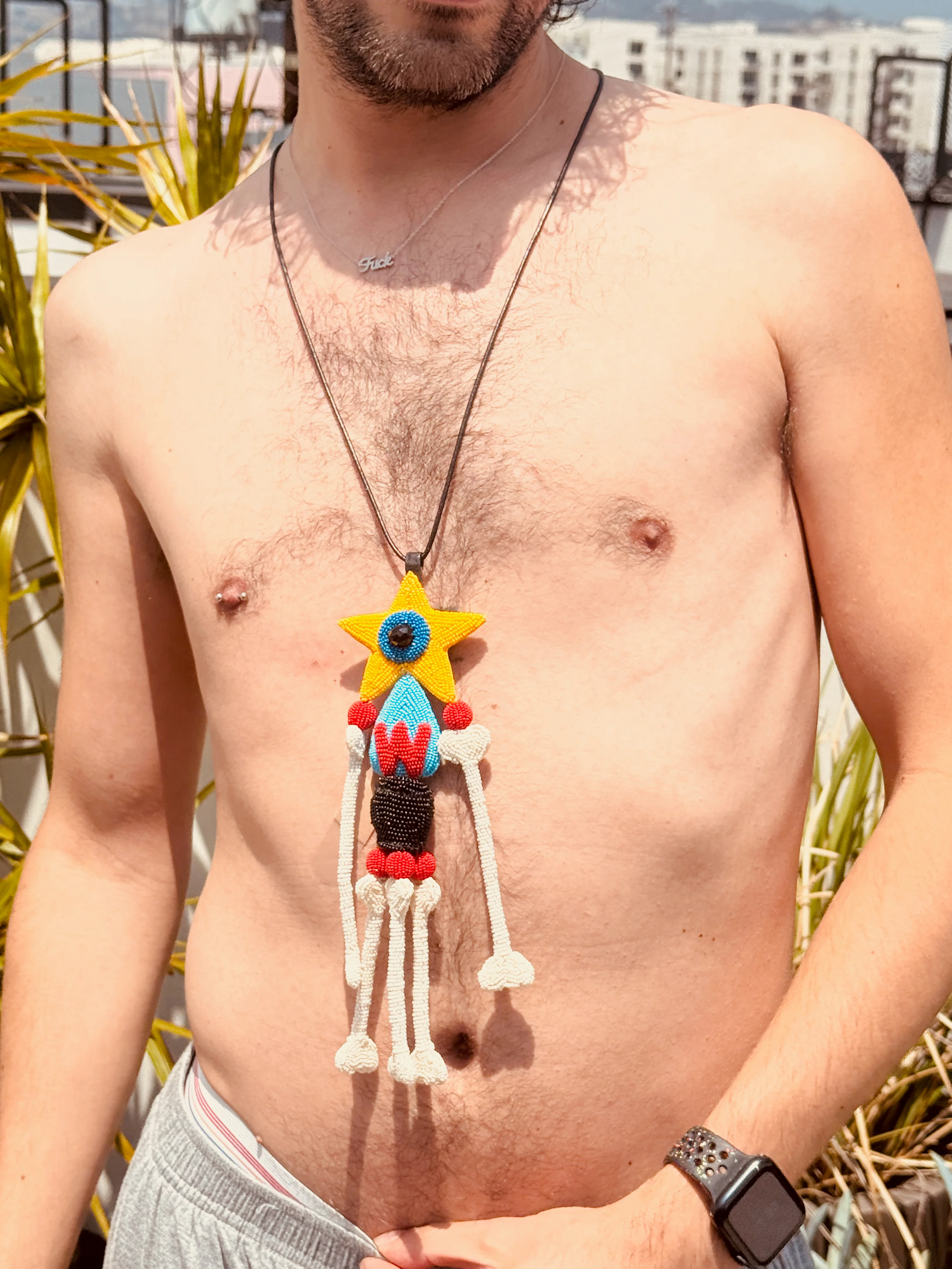 Walter Van Beirendonck Starry Eye Necklace - Image 8