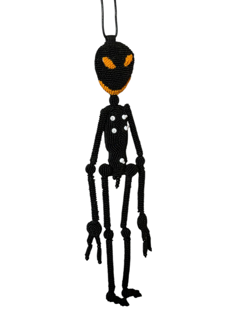 Walter Van Beirendonck Alien Friend + T Necklace in black - Image 5