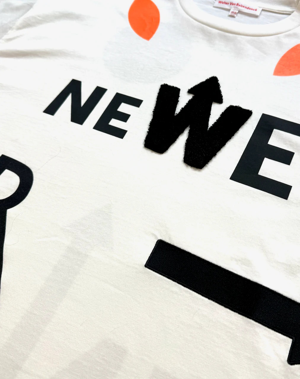 Walter Van Beirendonck WE ARE TEE OVERSIZED WHITE - Image 4