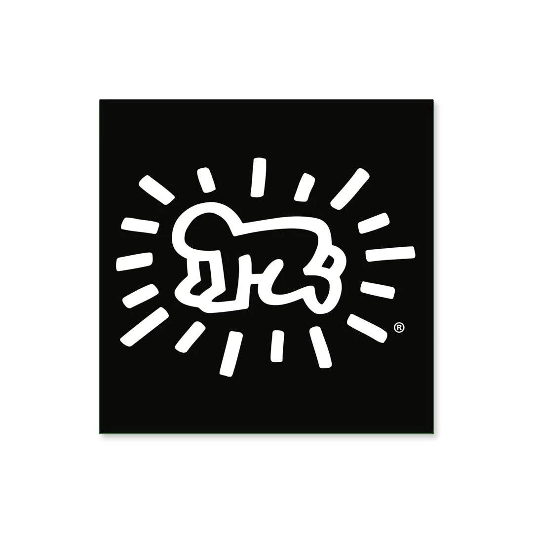 Keith Haring White / Black Radiant Baby Magnet
